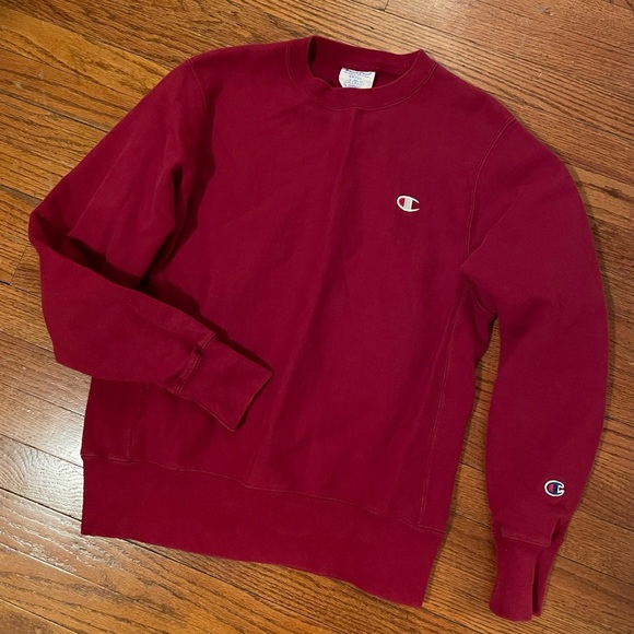 Champion red crewneck sweatshirt reverse weave size small - Picture 9 of 9